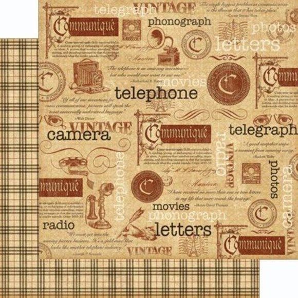 Graphic 45 COMMUNIQUE 12 x 12 Scrapbooking Paper 2013 Pack Pad 48 Sheets… - Picture 7 of 14